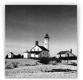 Waugoshance Point Lighthouse historical photograph in service