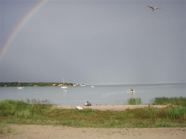 The Collins Home on Beaver Island Harbor