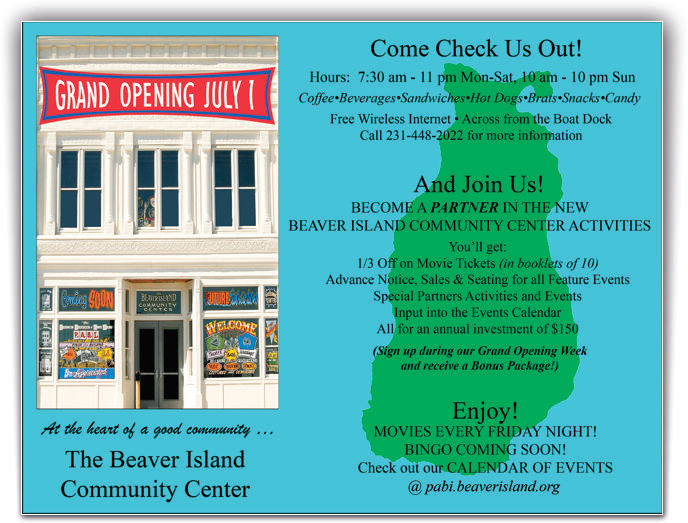 Beaver Island Community Center Grand Opening