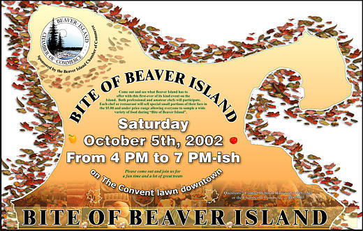 Bite of Beaver Island poster by Island Design