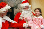 Santa comes to Beaver Island