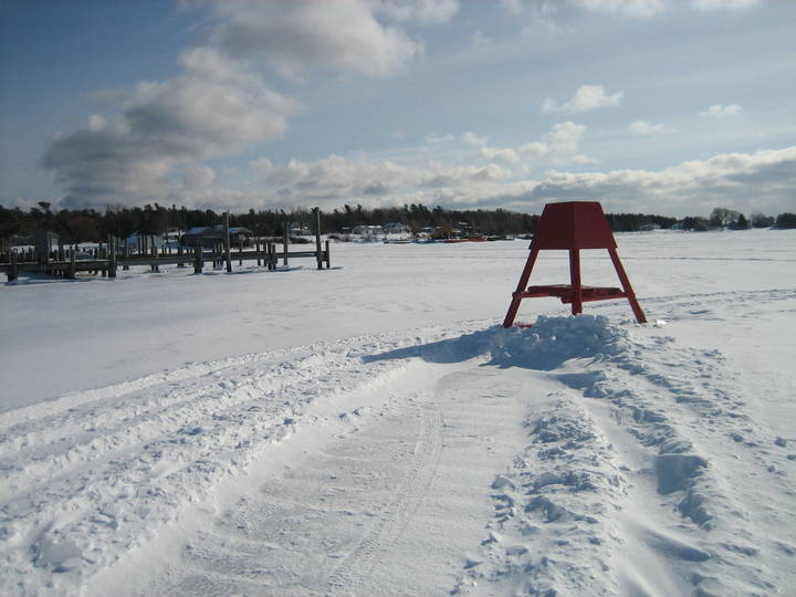 Beaver Island Ice Classic Tower 2009